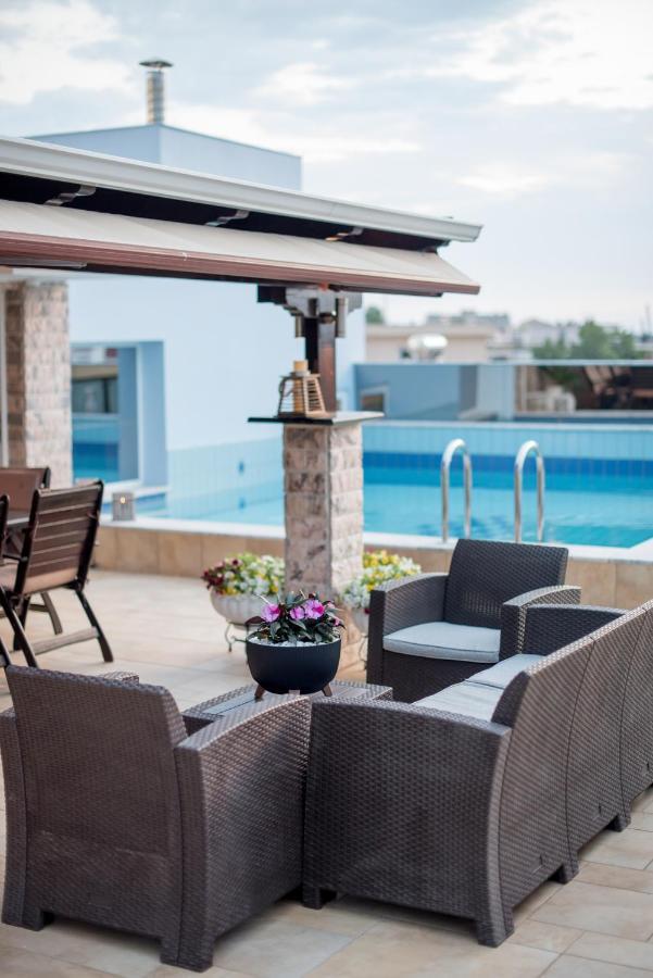 Apartamento Luxury Penthouse With Private Pool Preveza Exterior foto